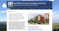 Desktop Screenshot of garfieldhousing.com